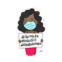 Vacina Forabolsonaro Sticker
