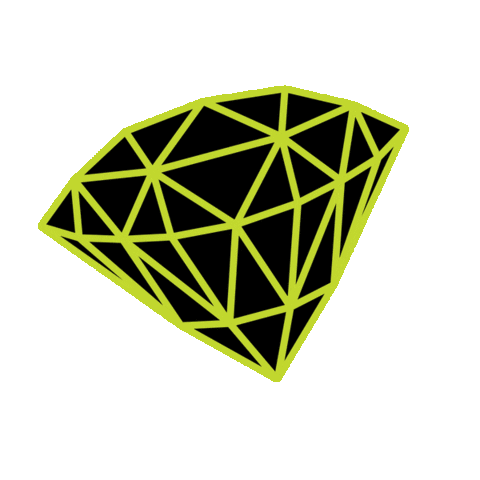 Diamond Crystal Sticker by dig.studio