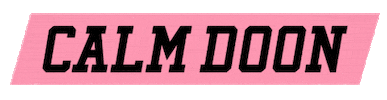 Calm Down Chill Out Sticker by SKIVE