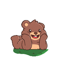 Relaxed Teddy Bear Sticker by BEARISH
