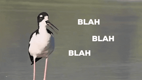 Blah Blah Blah Bird GIF by U.S. Fish and Wildlife Service