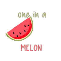 One Of A Kind Watermelon Sticker