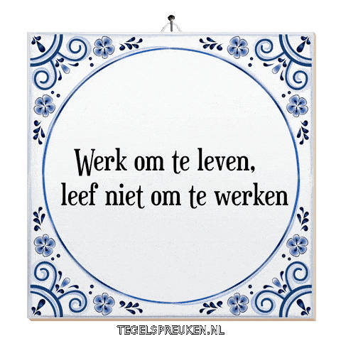 Focus Wijsheid Sticker by Tegelspreuken.nl