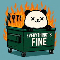 Comedy Burning GIF by Kanpai Pandas