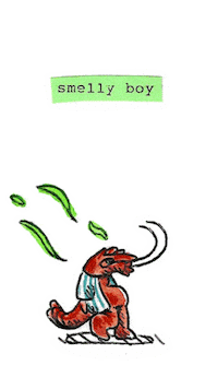Summer You Stink Sticker by Jimmy Arca