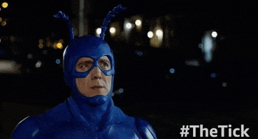 peter serafinowicz thinking GIF by The Tick