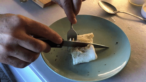 giphygifmaker egg cook omelette GIF