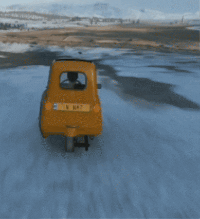 yelloww_powerade giphygifmaker giphycreatortest forza car flip GIF