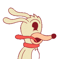 Happy Dog Sticker by chrixmorix