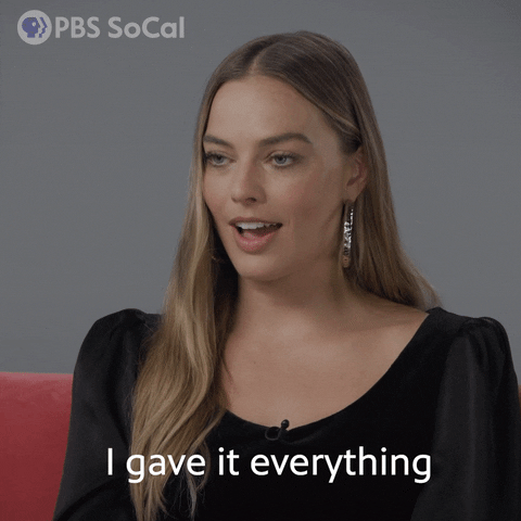 Margot Robbie Actors GIF by PBS SoCal