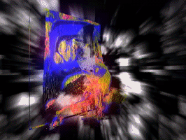 MFDtheArtist car trippy crazy weird GIF
