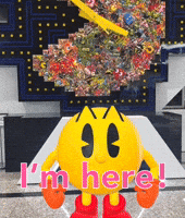 Pac-Man Im Here GIF by Flickplay