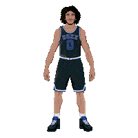 Blue Devils Basketball Sticker by SportsManias