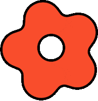 Happy Flower Sticker by ELSE