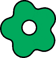 Happy Flower Sticker by ELSE