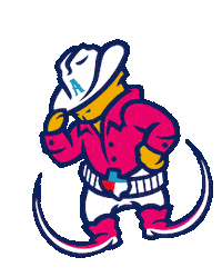 Amarillo Ruckus Sticker by Sod Poodles