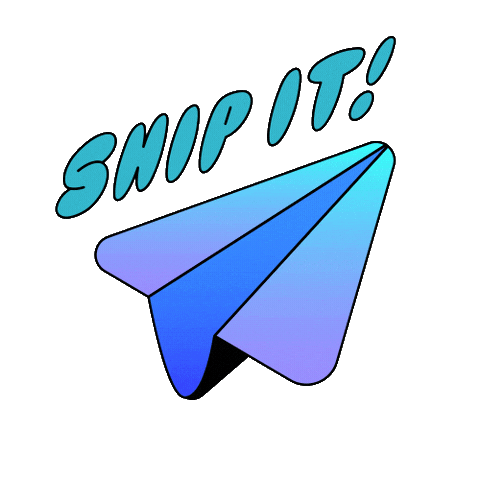 Ship Sticker by TheLittleLabs
