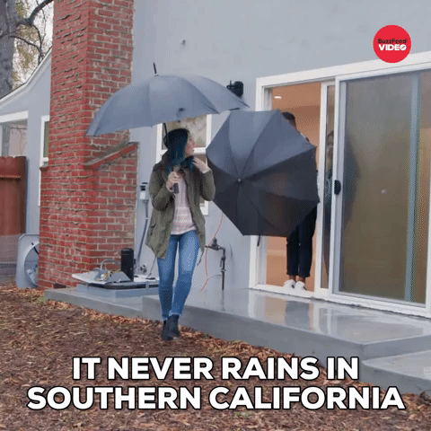 Never rains in SoCal