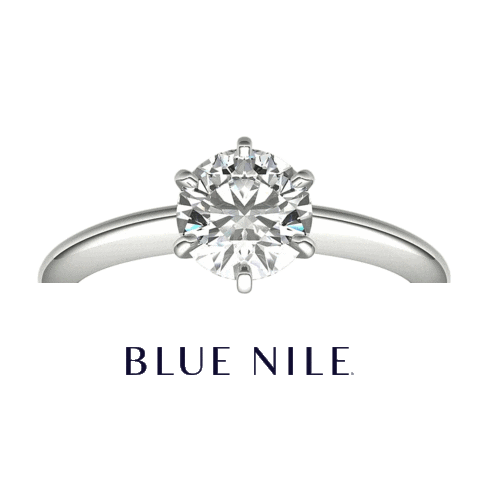 bluenilediamond diamond ring halo diamonds Sticker