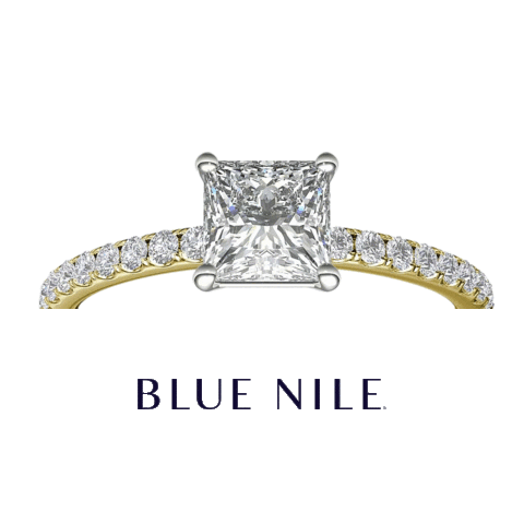 bluenilediamond diamond ring halo diamonds Sticker