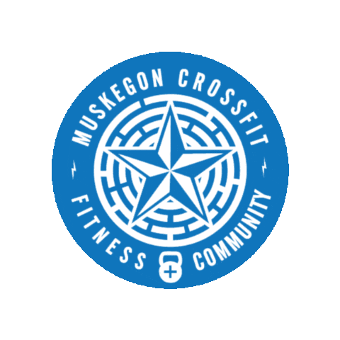 muskegoncf giphygifmaker fitness community crossfit Sticker