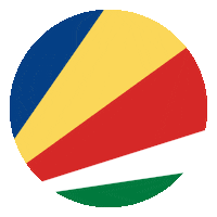 Seychelles Flag Sticker by Conscious Planet - Save Soil