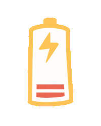 Power Battery Sticker by Guts Charity UK