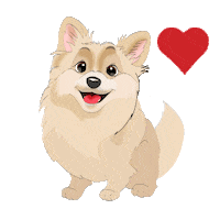 Happy Dog Sticker