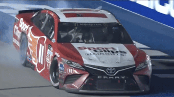 winning denny hamlin GIF by NASCAR