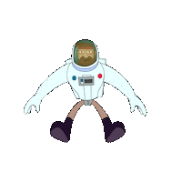 MartinFelice space astronaut floating cosmos Sticker