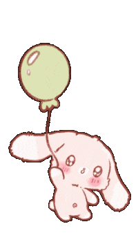 Bunny Fly Sticker