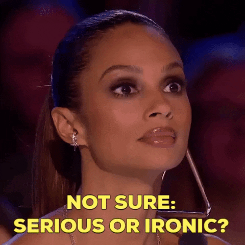 puapanda giphygifmaker serious not sure ironic GIF