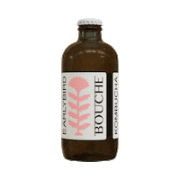 booouuuche flower kombucha earlybird bouche Sticker