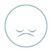 Sad Face Sticker
