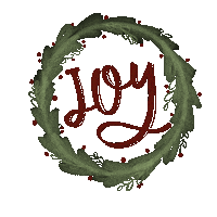 Joy To The World Christmas Sticker