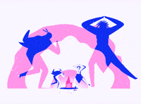 nerdo illustration spring character indian GIF