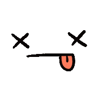 Sleepy Face Sticker by Demic