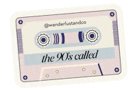 90S Nineties Sticker by Wanderlustandco