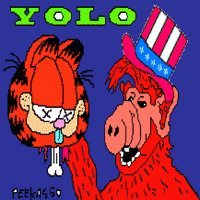 Alf Garfield GIF by PEEKASSO