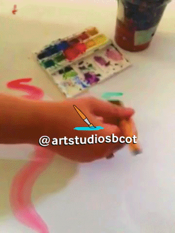 Artstudiosbcot giphygifmaker giphyattribution painting watercolour GIF