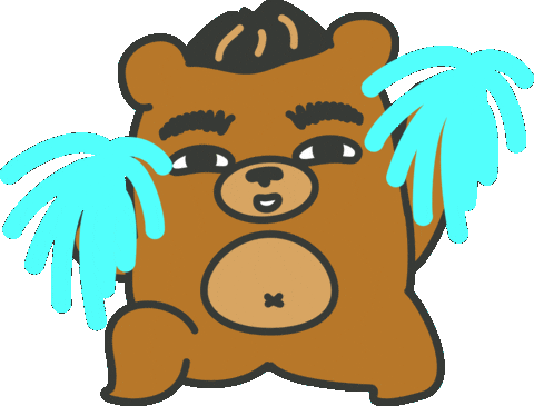 Cheer Up Fighting Sticker by maludbear