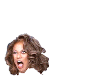 Flying Tyra Banks Sticker