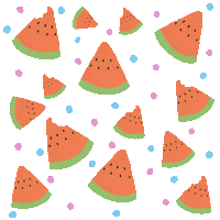 Pastel Fruit Sticker