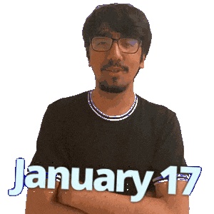 January 17Th Sticker