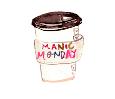 Manic Monday Coffee Sticker