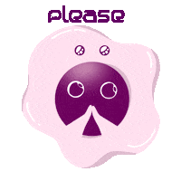 PoccaDotMedia wink help please blink Sticker