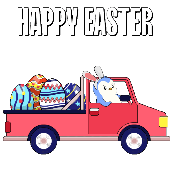 Easter Eggs Penguin Sticker by Pudgy Penguins