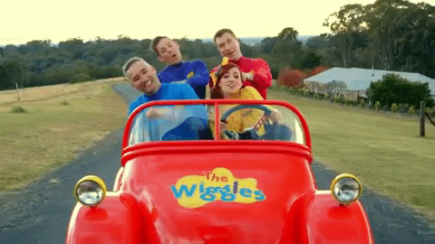 Driving Road Trip GIF by The Wiggles