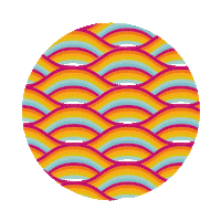 Rainbow Invulboek Sticker by studioinsenouts