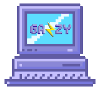 8-Bit Pixel Sticker by GazzybyGazzo